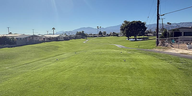 Millenium Course 2nd Hole from tee box