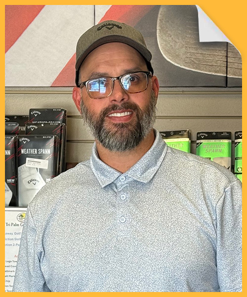 Brian Ortega in the Pro Shop